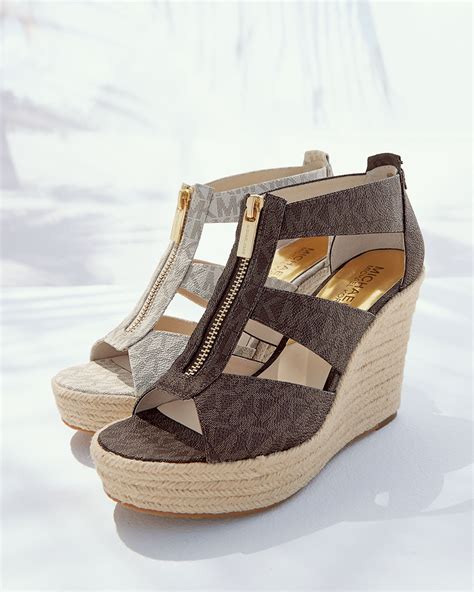 michael kors damita wedge|michael kors damita wedge sandals.